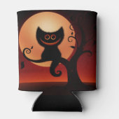ハロウィーンクーラーボックス/黒猫 缶クーラー (裏面)