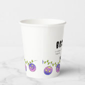 ハロウィーングラデーション幽霊スカルガーランド 紙コップ (右)