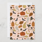 ハロウィーングラフィックパーティー 招待状 (裏面)