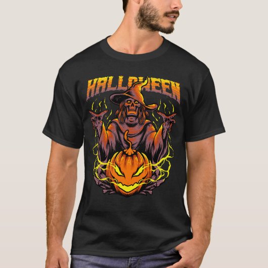 ハロウィーングラフィックTシャツ Tシャツ (正面)
