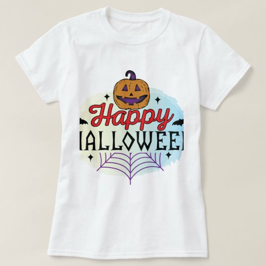 ハロウィーングラフィックT不気味シャツ – & スタイリッシュ for t Tシャツ (デザイン正面)