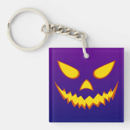 ハロウィーングリニング顔ハロウィーンのカボチャのちょうちんパンプキン キーホルダー
