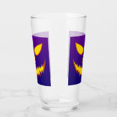 ハロウィーングリニング顔ハロウィーンのカボチャのちょうちんパンプキン タンブラーグラス (左)