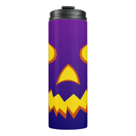 ハロウィーングリニング顔ハロウィーンのカボチャのちょうちんパンプキン タンブラー