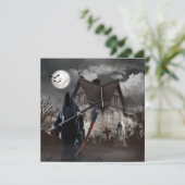 ハロウィーングリムリーパーハ幽霊のよく出るウス カード (スタンド正面)