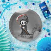 ハロウィーングリムリーパーパーティー紙プレート ペーパープレート (パーティー)