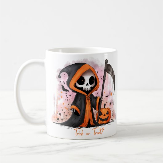 ハロウィーングリムリーパー コーヒーマグカップ (左)