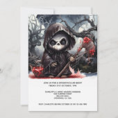 ハロウィーングリムリーパー 招待状 (正面)