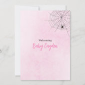 ハロウィーングリルベビーシャワーベビーが醸造している 招待状 (裏面)