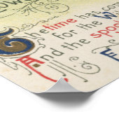 ハロウィーングリーティングウィッチ踊りとカボチャ ポスター (角)