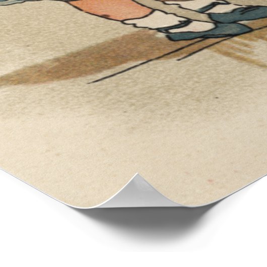 ハロウィーングリーティングカービングカボチャ ポスター (角)