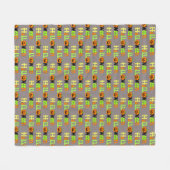 ハロウィーングリーティングフリースブランケット フリースブランケット (正面(横))