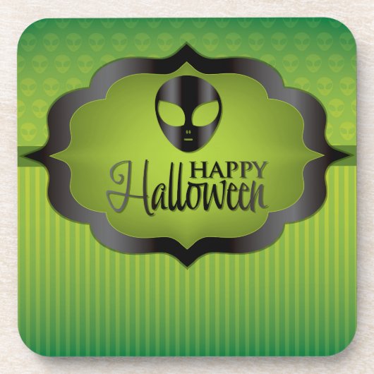 ハロウィーングリーンエイリアン コースター (正面)