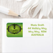 ハロウィーングリーンエイリアン ラベル (インサイチュ)