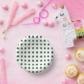 ハロウィーングリーン水玉模様アイ ペーパーボウル (パーティー)