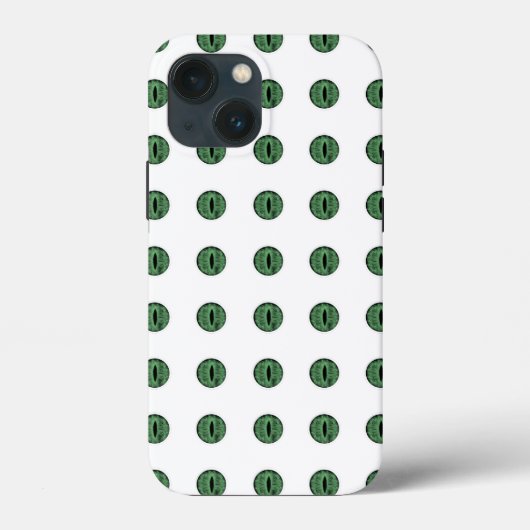 ハロウィーングリーン水玉模様アイ Case-Mate iPhoneケース (裏面)