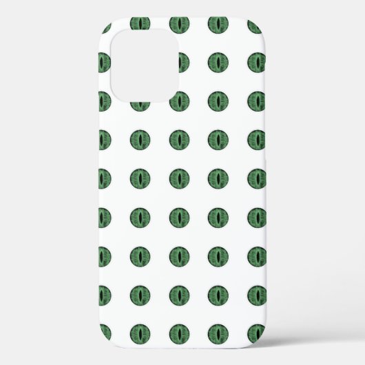 ハロウィーングリーン水玉模様アイ Case-Mate iPhoneケース (裏面)