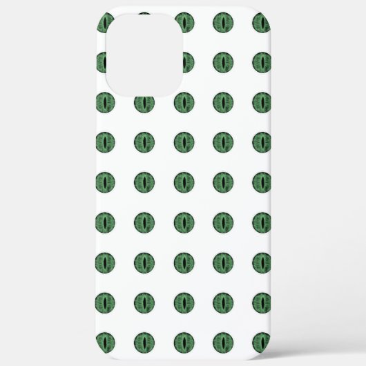 ハロウィーングリーン水玉模様アイ Case-Mate iPhoneケース (裏面)
