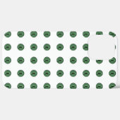 ハロウィーングリーン水玉模様アイ Case-Mate iPhoneケース (裏面 (横))