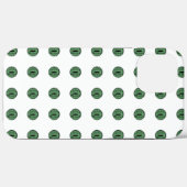 ハロウィーングリーン水玉模様アイ Case-Mate iPhoneケース (裏面 (横))