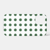 ハロウィーングリーン水玉模様アイ Case-Mate iPhoneケース (裏面 (横))
