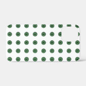 ハロウィーングリーン水玉模様アイ Case-Mate iPhoneケース (裏面 (横))