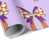 ハロウィーングルービーブー幽霊とスカル ラッピングペーパー (ロールコーナー)