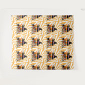 ハロウィーングルービーレトロ タペストリー (正面(横))