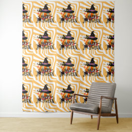 ハロウィーングルービーレトロ タペストリー