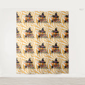 ハロウィーングルービーレトロ タペストリー (正面)