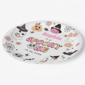 ハロウィーングルービー幽霊1st誕生日 ペーパープレート (アングル)