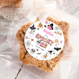 ハロウィーングルービー幽霊1st誕生日 ラウンドシール