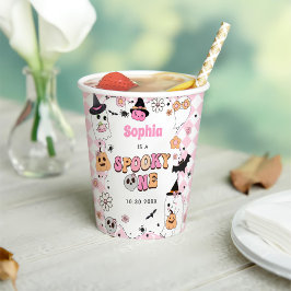ハロウィーングルービー幽霊1st誕生日 紙コップ