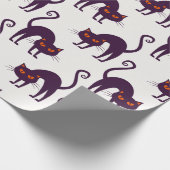 ハロウィーングループパターン ラッピングペーパー (角)