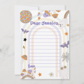 ハロウィーングルーヴィキュート幽霊タイムカプセル サンキューカード (正面)