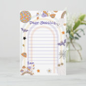 ハロウィーングルーヴィキュート幽霊タイムカプセル サンキューカード (スタンド正面)