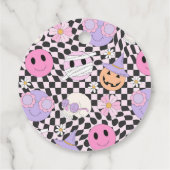 ハロウィーングルーヴィキュート幽霊誕生日パーティー フェイバータグ (裏面)