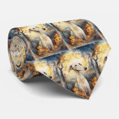 ハロウィーングレイハウンドとカボチャ怖い ネクタイ (ロール)