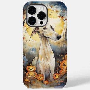 ハロウィーングレイハウンドとカボチャ怖い Case-Mate iPhone 14 PRO MAXケース