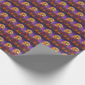 ハロウィーングレイハウンドマウンテンバンパイアパンプキンス ラッピングペーパー (角)