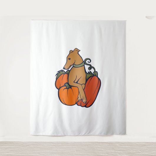 ハロウィーングレイハウンド タペストリー (正面)