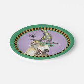 ハロウィーングレイハウンド ペーパープレート (アングル)