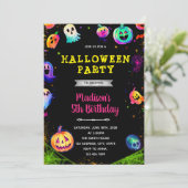 ハロウィーングローパーティの招待状 招待状 (スタンド正面)