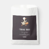 ハロウィーングースグレイ子供の誕生日衣装パーティー フェイバーバッグ (正面)