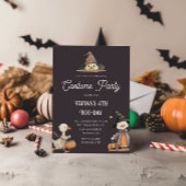 ハロウィーングースグレイ子供の誕生日衣装パーティー 招待状