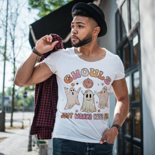 ハロウィーングールズはおもしろいを持ちたい👻👻 Tシャツ