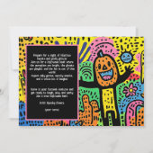 ハロウィーングールドゥードルバガンザ 招待状 (裏面)