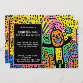 ハロウィーングールドゥードルバガンザ 招待状 (正面/裏面)