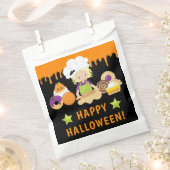 ハロウィーンケーキとベーキングブロンドガール フェイバーバッグ (クリップ留めされた状態)