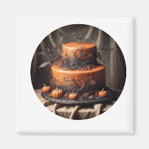 ハロウィーンケーキマグネット